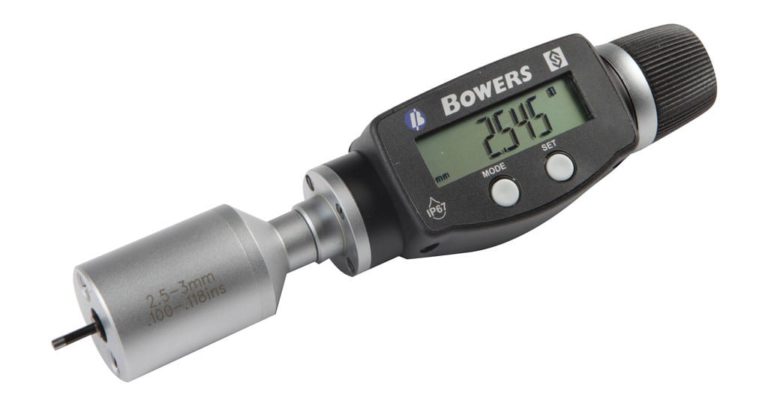 Bowers XTDM-BT Series Digital Bore Gauge 2.5-3mm