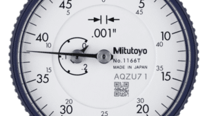 Mitutoyo Dial Indicator, Back Plunger Face 0-50