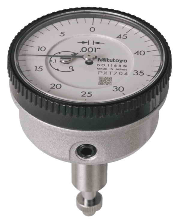 Mitutoyo Back Plunger Dial Gauge with Reverse Dial