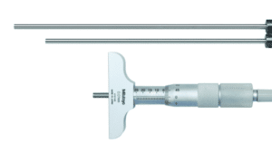 Mitutoyo Depth Micrometer with Interchangeable Rods 0-25mm