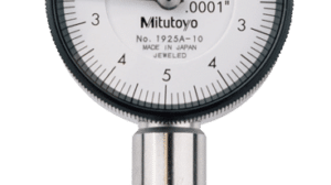 Mitutoyo Plunger Dial Gauge with Flat Back & Jeweled Bearing (Inch)