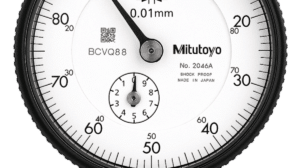 Mitutoyo Plunger Dial Gauge with Flat Back & Jeweled Bearing (Metric)