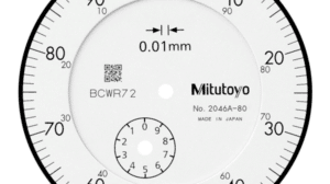 Mitutoyo Dial Indicator Gauge Face with 0-100 Reading