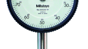 Mitutoyo Plunger Dial Indicator, Flat Back, Shockproof