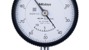 Mitutoyo Metric Dial Gauge with Back Lug & Jewelled Bearing