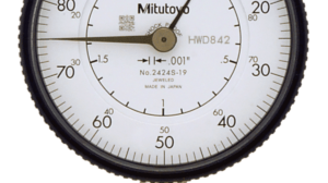 Mitutoyo Plunger Dial Gauge Jeweled Bearing, Large Dial