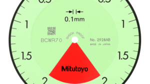 Mitutoyo Dial Gauge Face, One Revolution