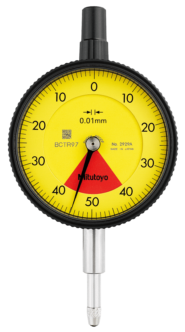 Mitutoyo Plunger Dial Gauge with Back Lug