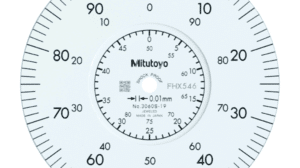 Mitutoyo Dial Indicator, Lug Back, Shockproof, Coaxial Revolution Counter Face