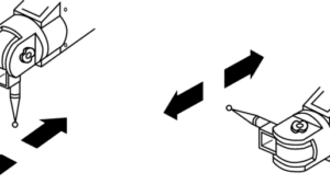 Diagram of Mitutoyo Lever Dial Test Indicator Universal (Metric) in Motion