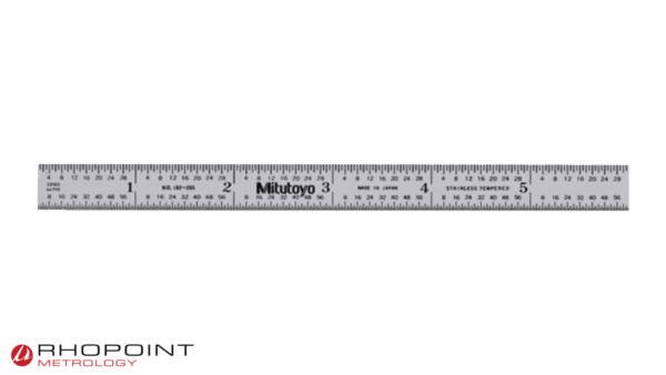 Mitutoyo Fully Flexible Steel Rule 150mm / 6"