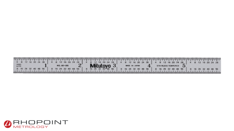 Mitutoyo Fully Flexible Steel Rule 150mm / 6"