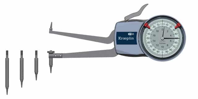 Kroeplin Analogue internal comparison measuring gauge