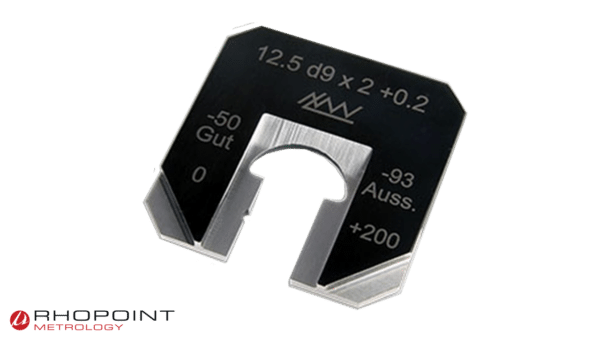 Lehrmess limit gap gauge made for checking grooves diameter and width