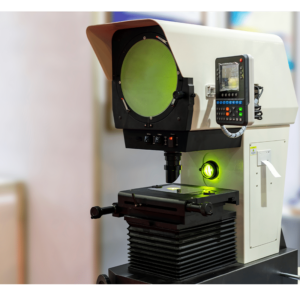 Profile projector in laboratory for calibration