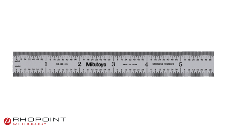 Mitutoyo Wide Rigid Steel Rule 150mm / 6inch