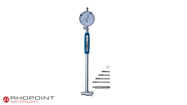 Moore & Wright 316 Series Cylinder Bore Gauge Set with Setting Ring and Five Interchangeable Contact Points
