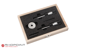 Bowers SMXTA Micro Analogue Bore Gauge Set - Wooden Box with Two Bore Gauges and One Setting Ring