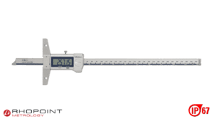 Mitutoyo Digital ABS Depth Gauge 0-300mm / 0-12" IP67