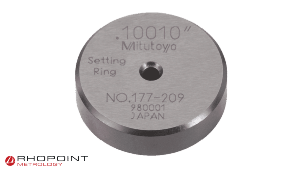 Mitutoyo Setting Ring 0.10010 Inches (177-209)