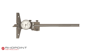 Mitutoyo Dial Depth Gauge, 0-100-0 Dial Face, 0-6 inch