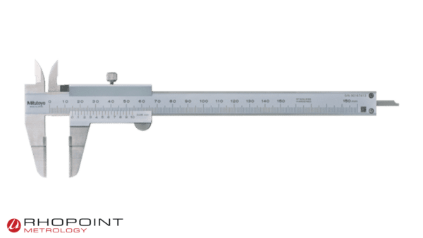 Mitutoyo Vernier Blade Caliper 0-150mm Set at 15mm