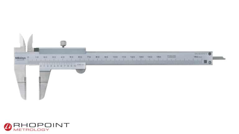 Mitutoyo Vernier Blade Caliper 0-150mm Set at 15mm