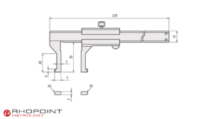 Diagram for Mitutoyo Vernier Inside Caliper 10-150mm