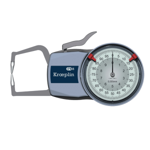 Kroeplin External Dial Caliper for Calibration